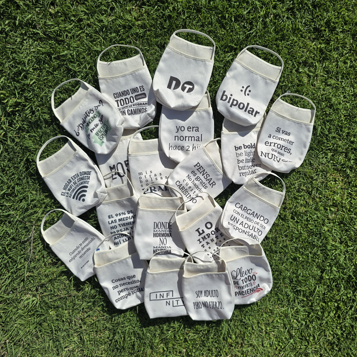 10% OFF - BOLSITA LONA - X 12 SURTIDAS